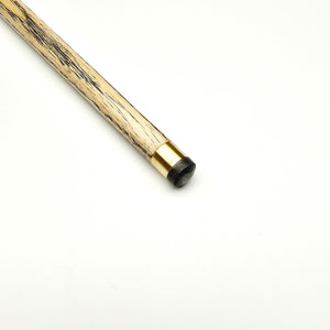 Close-up of Asia Cues Ultimate No.1053 cue tip with 9.8mm size and brass ferrule, ideal for accurate snooker shots.